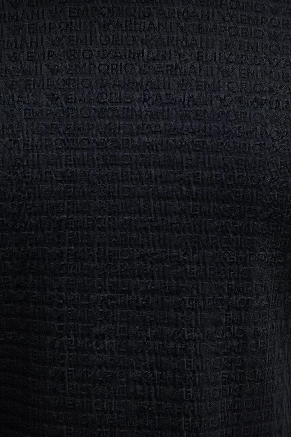 Pamučna majica Emporio Armani EM004594.AF10762 mornarsko plava