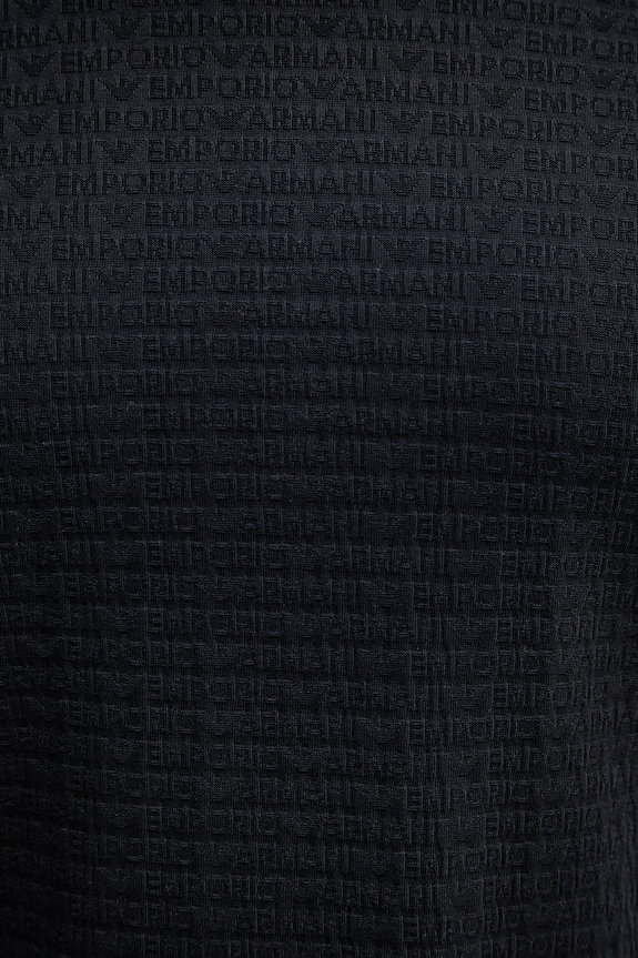Pamučna majica Emporio Armani EM004594.AF10762 mornarsko plava