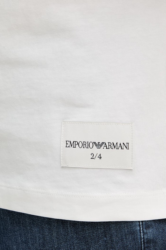 Emporio Armani tricou din bumbac EM004751.AF23082 alb