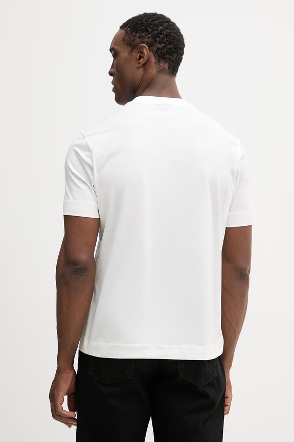 Oblečení Bavlněné tričko Emporio Armani EM004994.AF24470 bílá