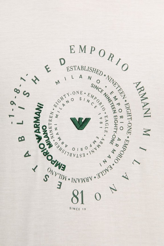 Emporio Armani tricou pentru bărbați, din lyocell EM004995.AF13747 bej