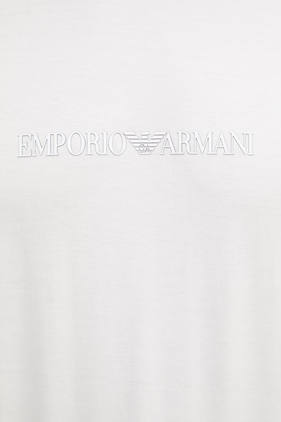 Хлопковая футболка Emporio Armani EM004583.AF13669 бежевый