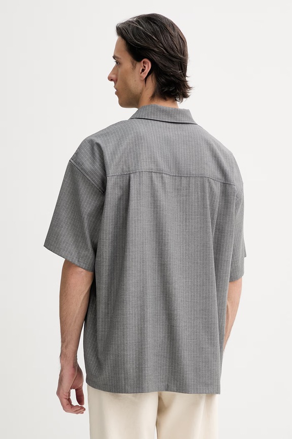 Îmbrăcăminte American Vintage tricou polo MYRO07A gri