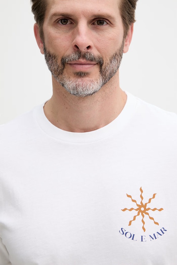 Frescobol Carioca tricou pentru bărbați, din bumbac alb 2804.946