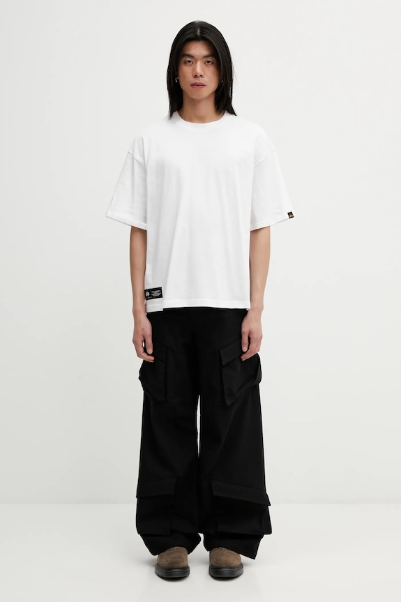 Alpha Industries t-shirt bawełniany Emergency Rescue 258523 biały