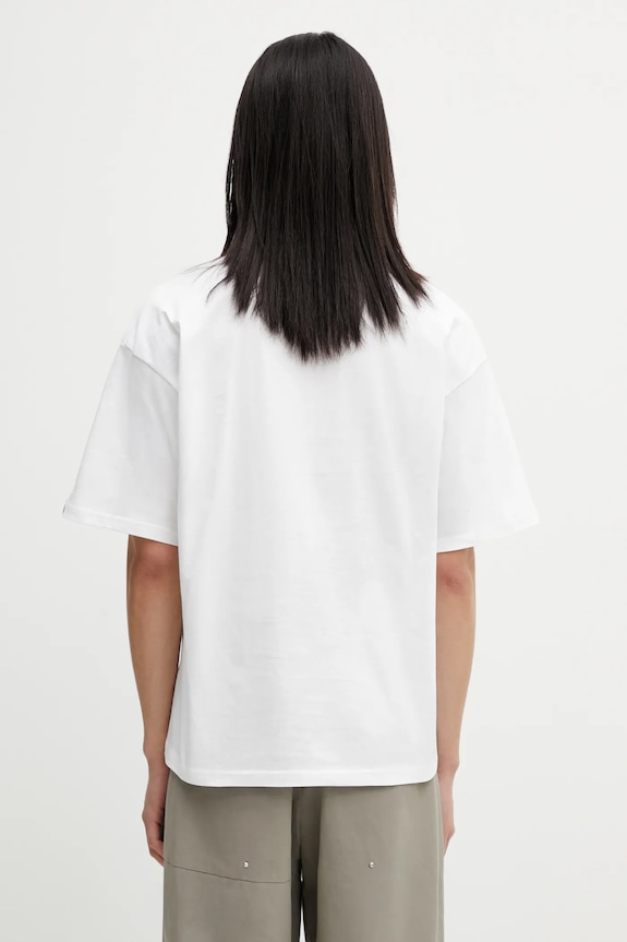 Odzież Alpha Industries t-shirt bawełniany Cargo Print 266544 biały