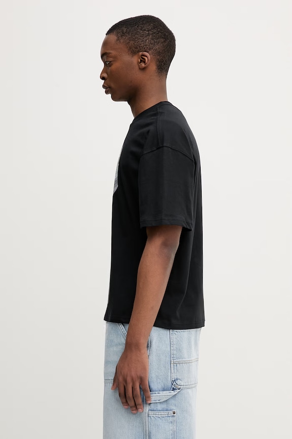 Alpha Industries Desert t-shirt bawełniany męski 766024 czarny SS26