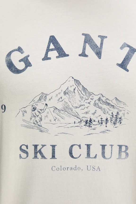 Gant t-shirt in cotone 2003388 beige