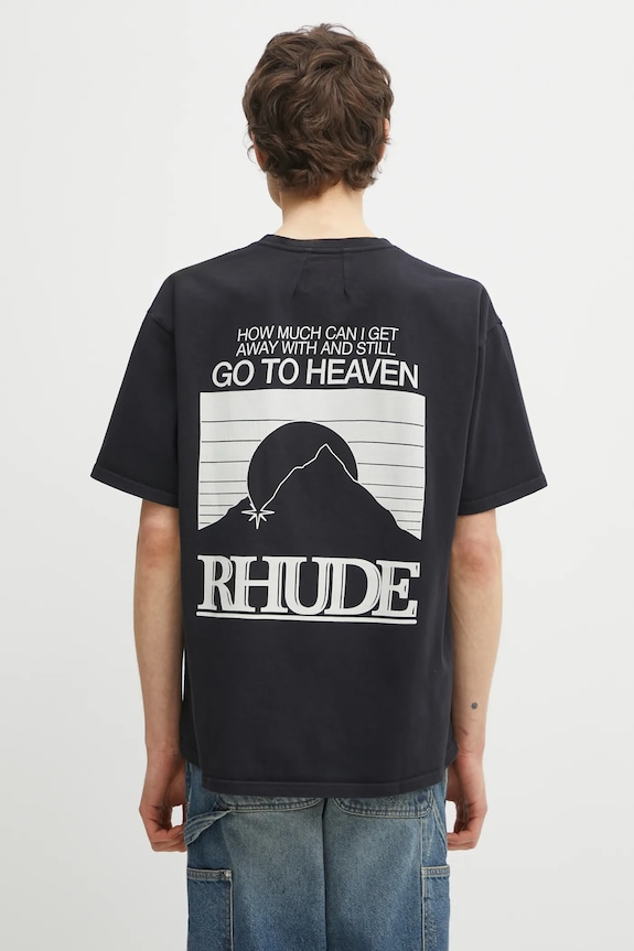 Oblečení Bavlněné tričko RHUDE Moonlight Pack RHPS26TT07012 černá