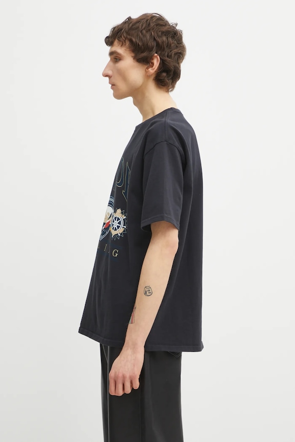Хлопковая футболка RHUDE USA Sailing Icon RHPS26TT10012 чёрный SS26