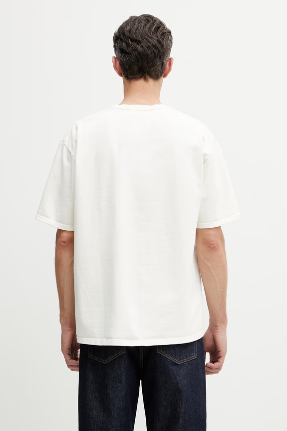 Îmbrăcăminte RHUDE Rossa tricou din bumbac bărbătesc RHSS26TT01012 bej