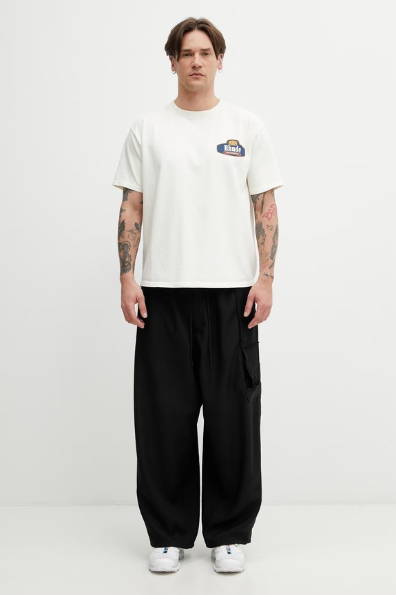 RHUDE Racing Crest t-shirt cotton Men's RHSS26TT04012 beige