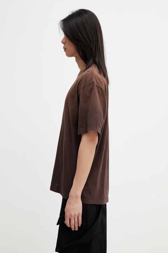 Majica kratkih rukava Axel Arigato Bubble Reverse T-Shirt A3861001 smeđa SS26