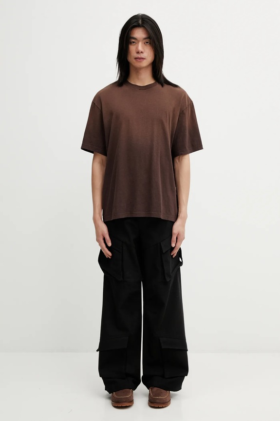 Majica kratkih rukava Axel Arigato Bubble Reverse T-Shirt A3861001 smeđa