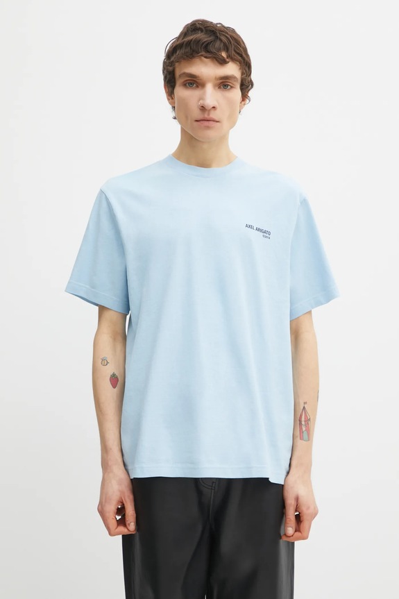 Axel Arigato t-shirt in cotone Legacy T-Shirt regolare blu A2215014