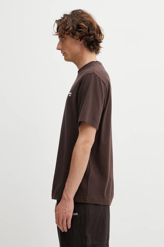 Axel Arigato tricou din bumbac Legacy T-Shirt A2215015 maro SS26