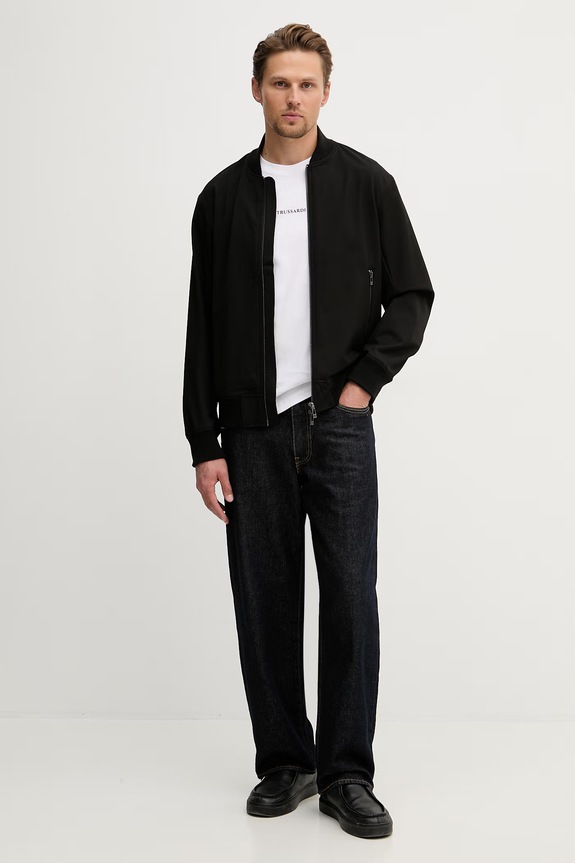 Trussardi póló férfi pamut G0428000094N fehér SS26