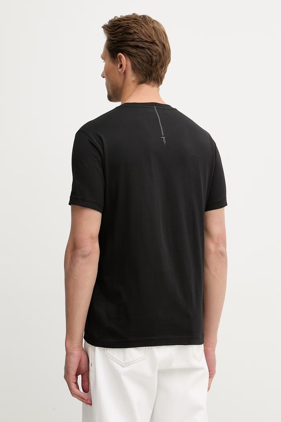 Ruházat Trussardi t-shirt férfi pamut G0428000094N fekete