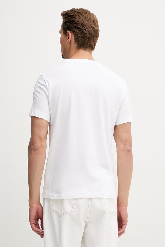 Ρούχα Trussardi T-shirt Ανδρικό βαμβακερό G0568000127N λευκό