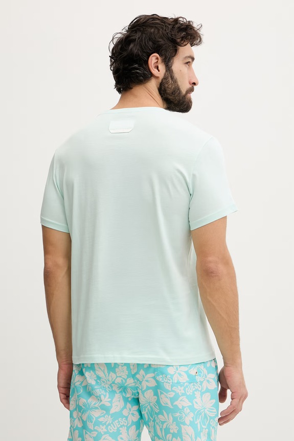 Emporio Armani Underwear t-shirt ανδρικό βαμβακερό EM000574.AF20447 τιρκουάζ SS26