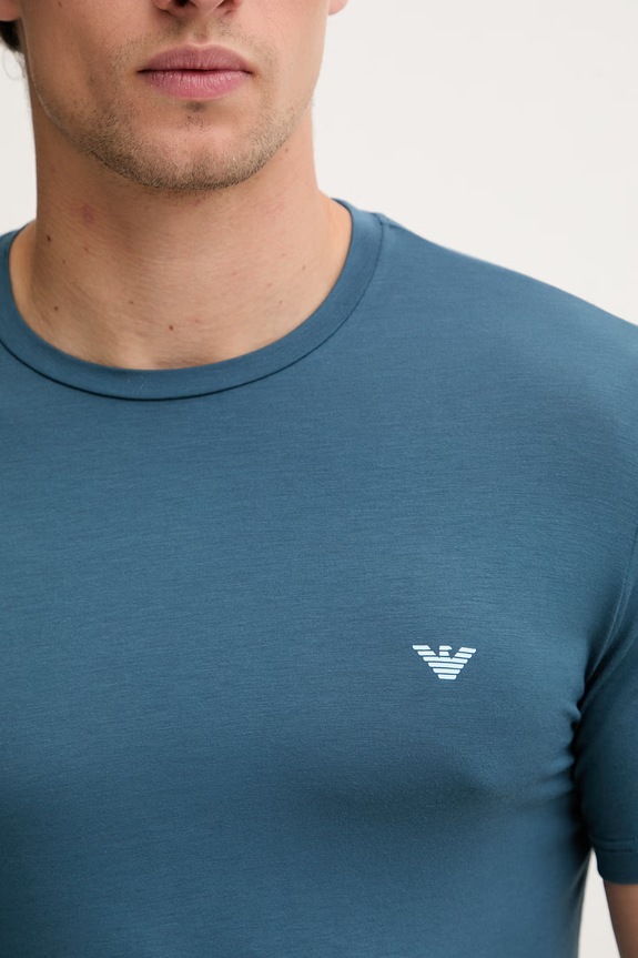 Emporio Armani Underwear T-shirt basic męski z wiskozą 2-pack EM001849.AF18893