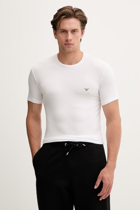 Emporio Armani Underwear футболка basic мужская с вискозой 2 шт. бежевый EM001849.AF18893