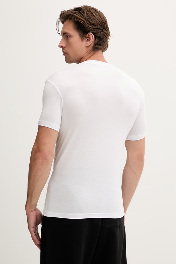 Emporio Armani Underwear футболка basic мужская с вискозой 2 шт. бежевый EM001849.AF18893