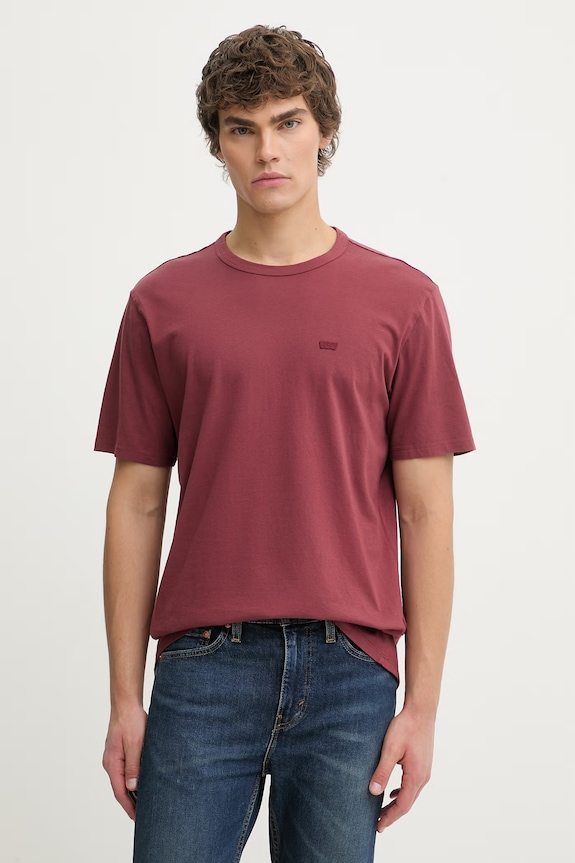 Levi's LEVIS ORIGINAL TEE bawełna czerwony 005GX
