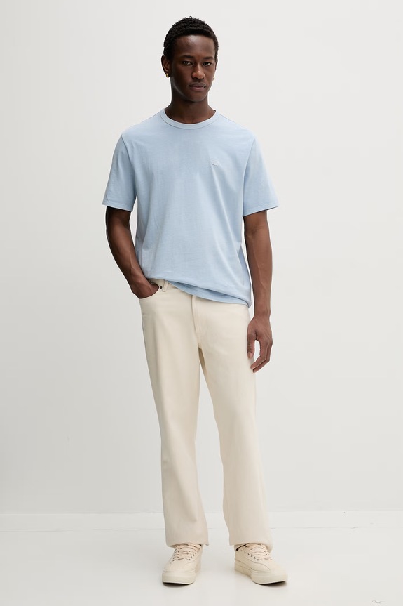 Levi's T-shirt męski bawełniany LEVIS ORIGINAL TEE 005GX niebieski SS26
