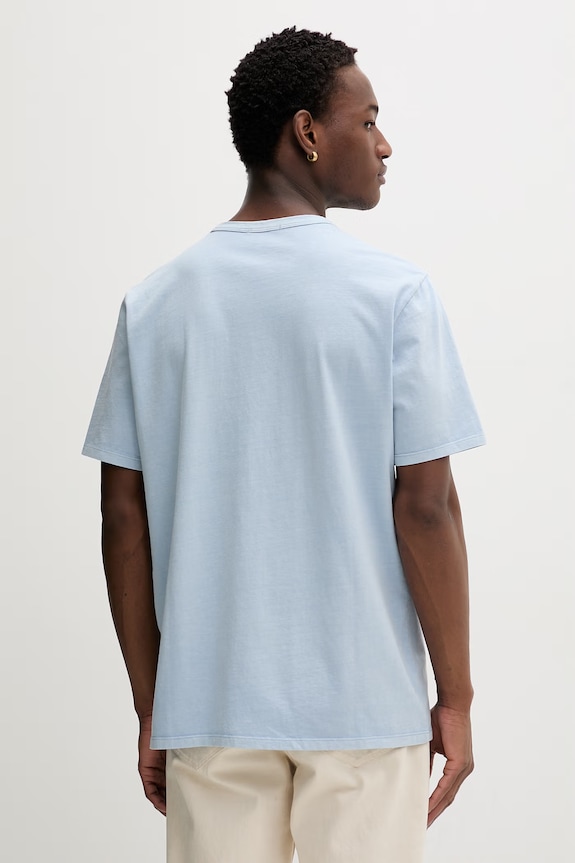 Odzież Levi's T-shirt męski bawełniany LEVIS ORIGINAL TEE 005GX niebieski