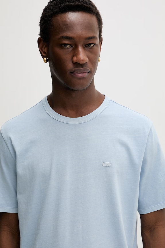 Levi's T-shirt męski bawełniany LEVIS ORIGINAL TEE niebieski 005GX
