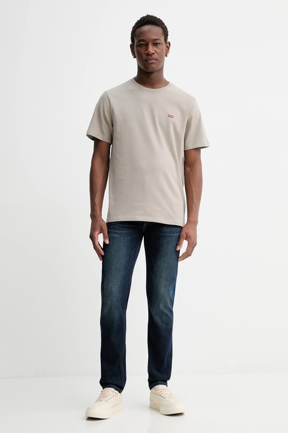 Bavlnené tričko Levi's SS ORIGINAL HM TEE 56605.0301 béžová SS26