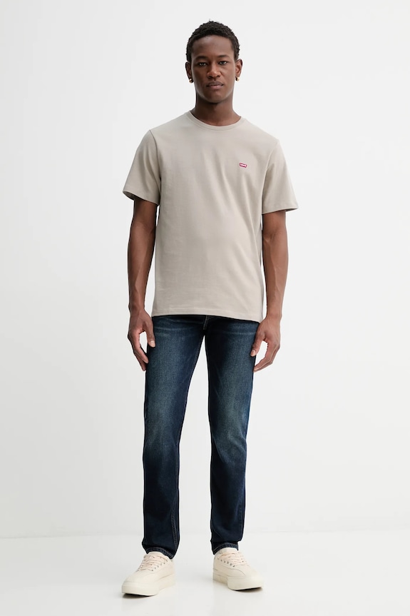 Bavlnené tričko Levi's SS ORIGINAL HM TEE 56605.0301 béžová SS26