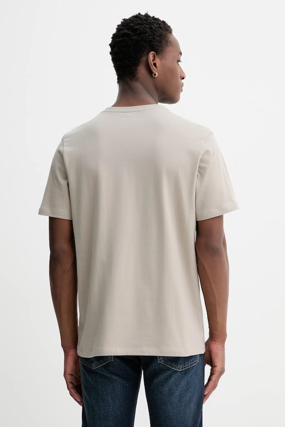 Oblečenie Bavlnené tričko Levi's SS ORIGINAL HM TEE 56605.0301 béžová