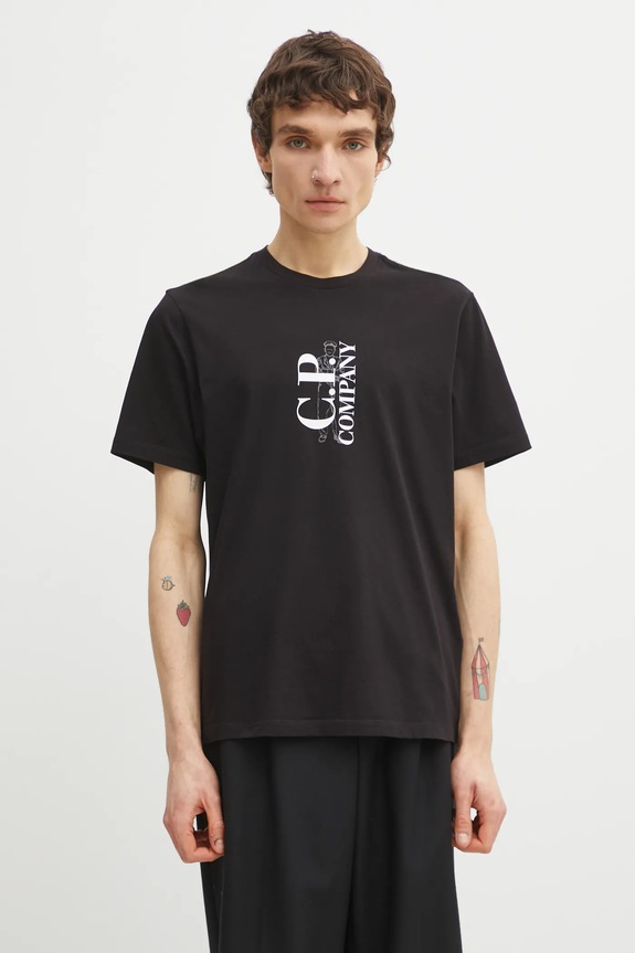 C.P. Company cotton t-shirt cotton black 20CMTS084A005100W