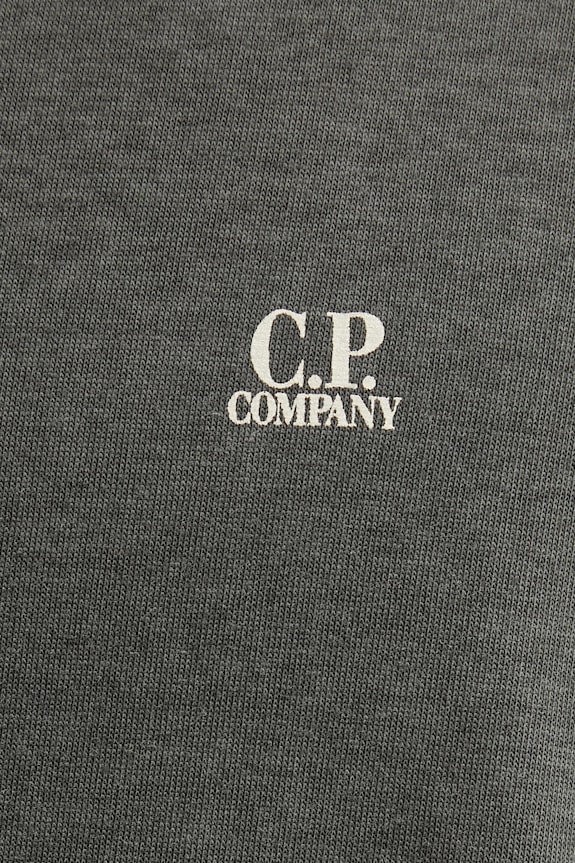 C.P. Company t-shirt męski bawełniany szary 20CMTS192A110643P