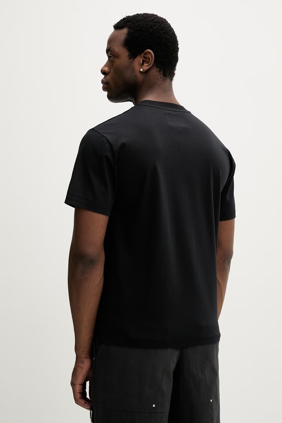 Odzież Heliot Emil t-shirt bawełniany SS26PRE.M.09.159.BLK01 czarny