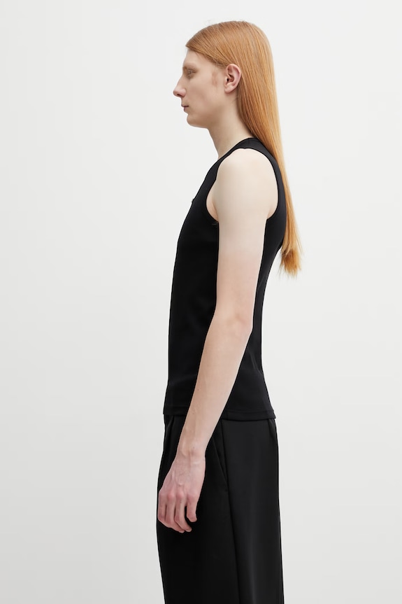 HELIOT EMIL top męski bawełniany z elastanem SS26.M.09.173.BLK01 czarny SS26