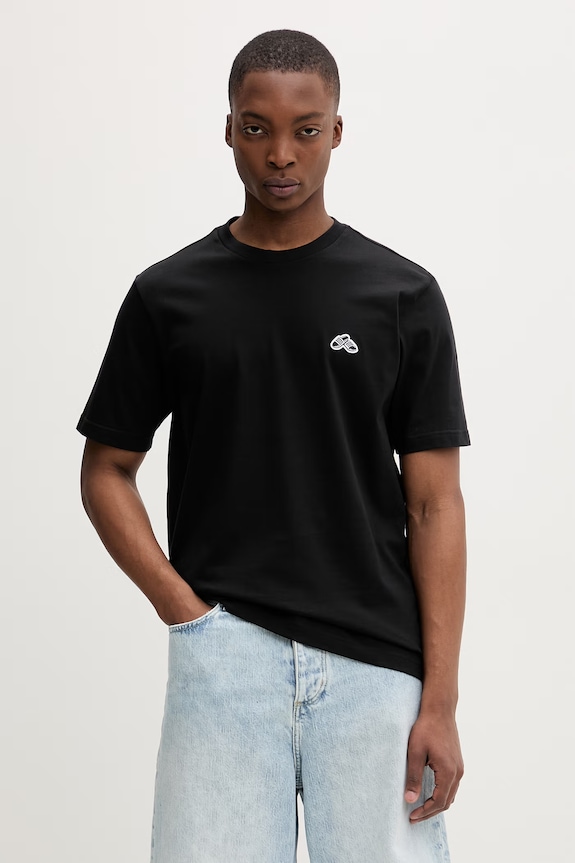 Îmbrăcăminte adidas tricou pentru bărbați, din bumbac JZ4998 negru