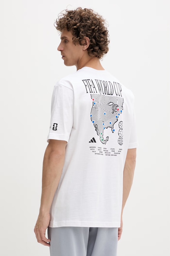 adidas тениска мъжка от памук бял KB2530