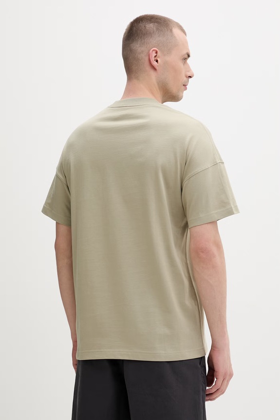 Ρούχα adidas T-shirt basic ανδρικό βαμβακερό KC3187 πράσινο
