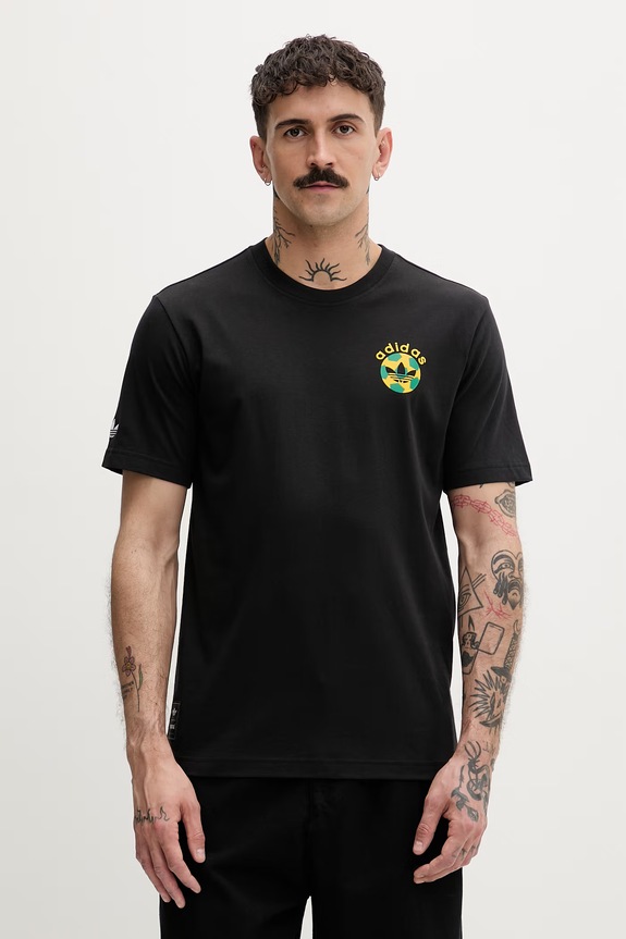 Oblečenie adidas Originals tričko pánske bavlnené KC7906 čierna