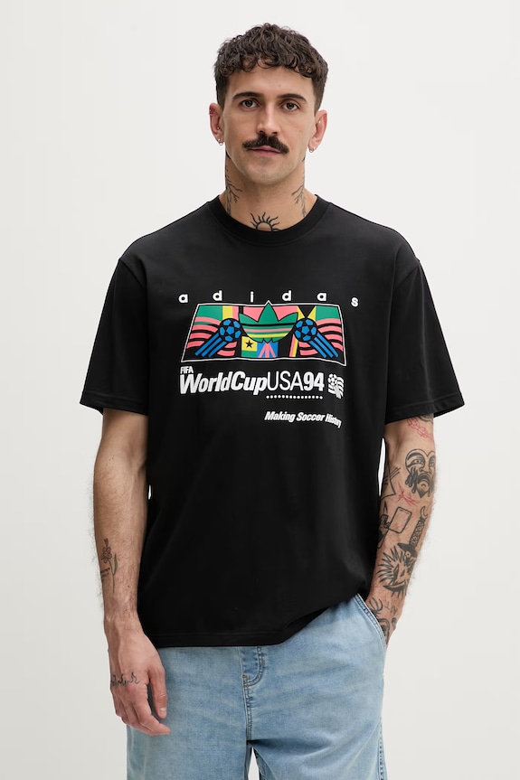 adidas Originals tričko pánske bavlnené čierna KC7920