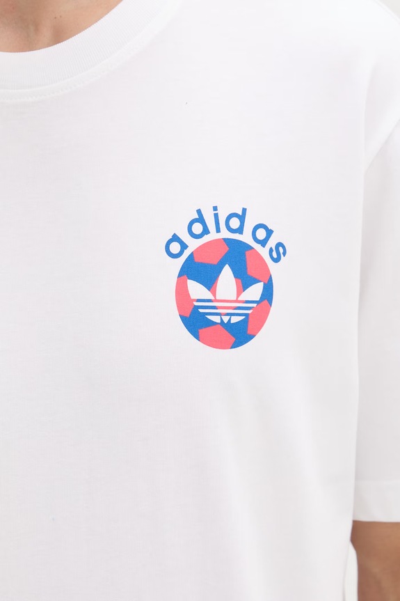 adidas Originals tričko pánske bavlnené KD1424 biela