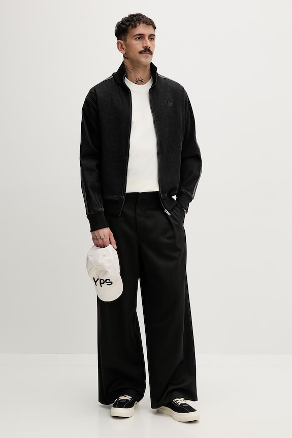 adidas Originals tričko pánske bavlnené KD1430 béžová SS26