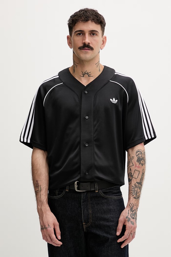 adidas Originals cămașă pentru bărbați negru KD4084