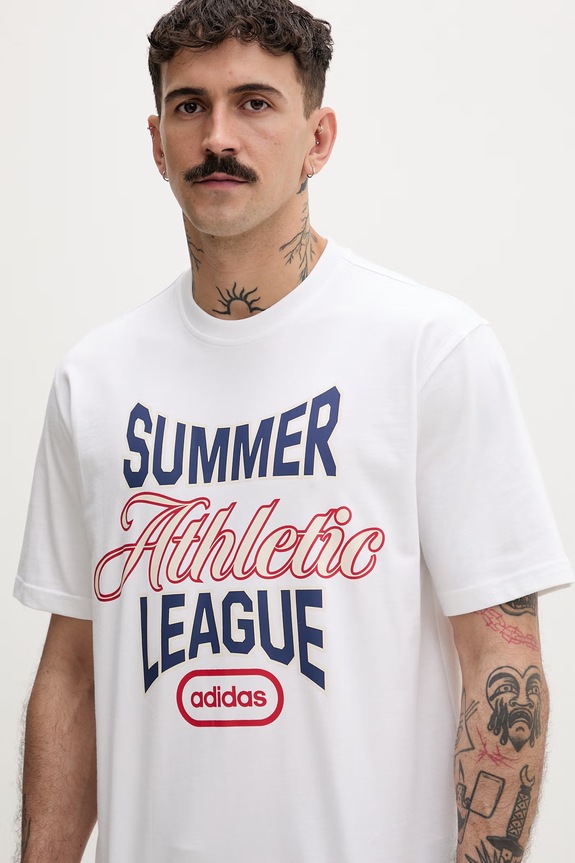 adidas Originals tričko pánske bavlnené biela KD6565