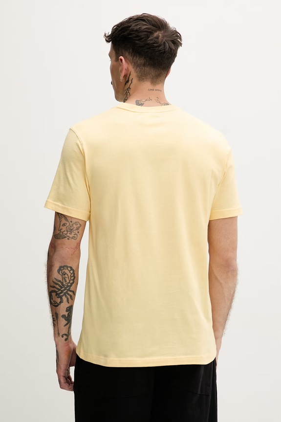 Oblečenie adidas Originals tričko pánske bavlnené KE1165 žltá