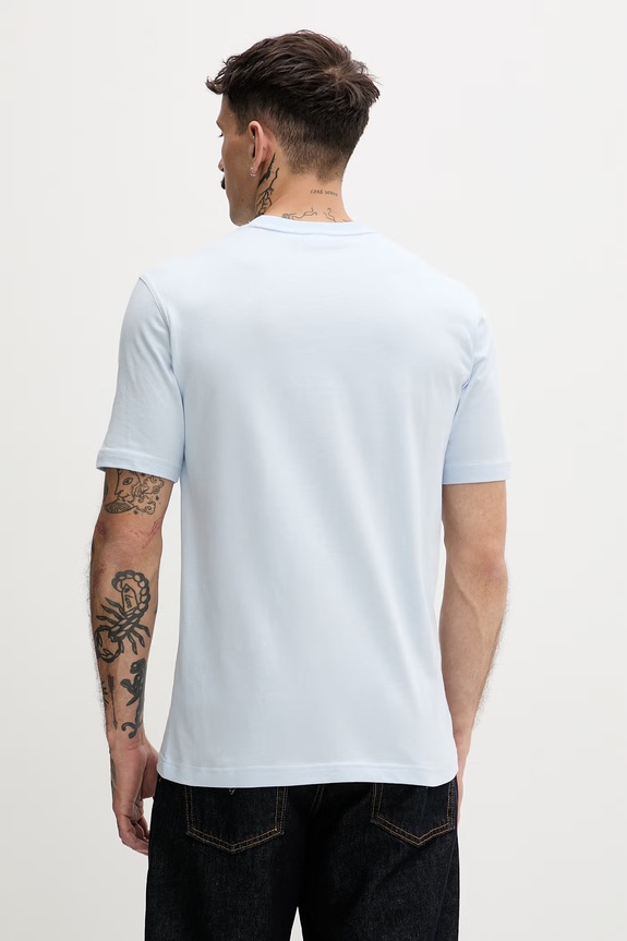 Oblečenie adidas Originals tričko pánske bavlnené KE1195 modrá