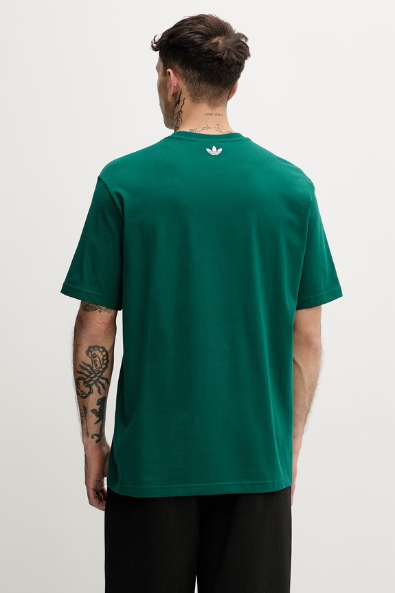 Oblečenie adidas Originals tričko pánske bavlnené KE2235 zelená